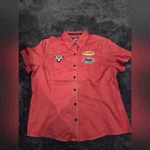 Harley-Davidson Classic Red Shirt Embroided